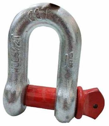 Alloy Steel D Shackle, Color : Metallic 8 Mm