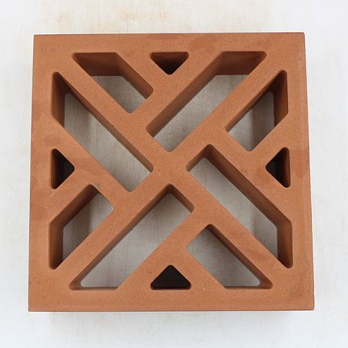 Terracotta Cross Breeze Block