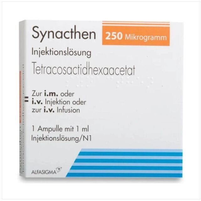 Synacthen Tetracosactide 250 Mg Injection