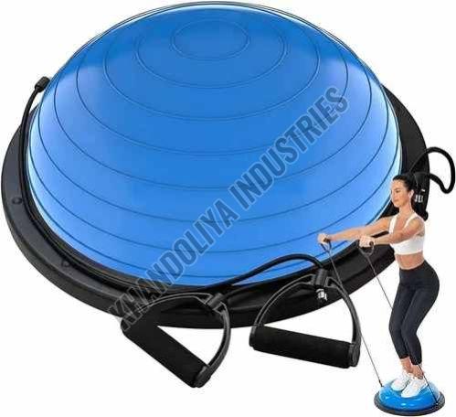Blue Rubber Bosu Balance Ball