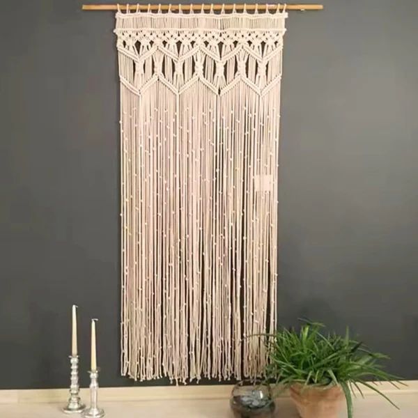 Handmade Macrame Door Curtain