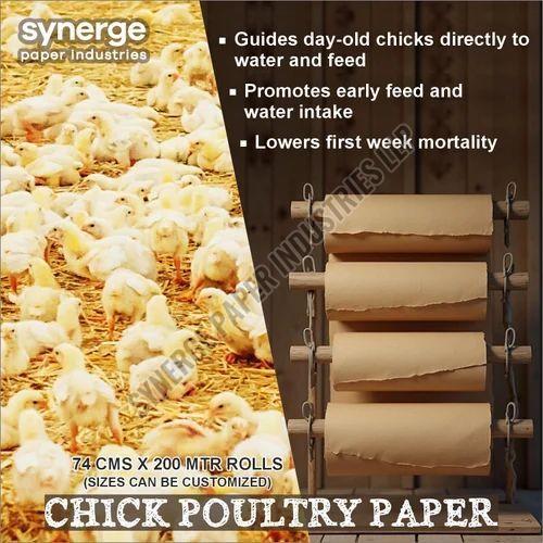 30 GSM Poultry Farm Chick Paper Roll
