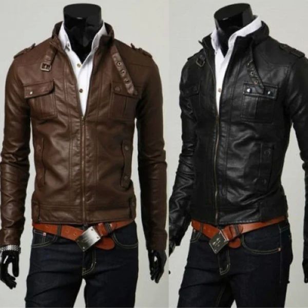 Mens High Quality Leather Jacket