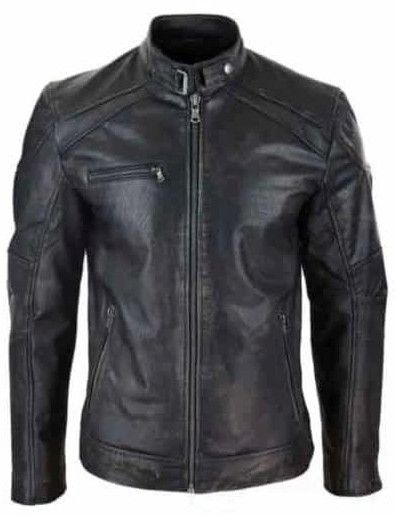 Mens Motorcycle Leather Jacket