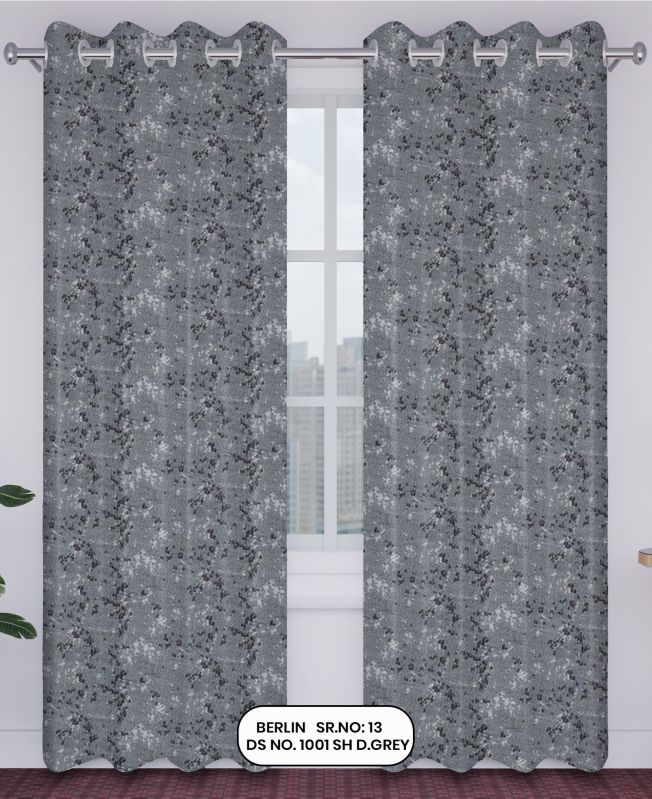 Berlin Jacquard Printed Polyester Curtain