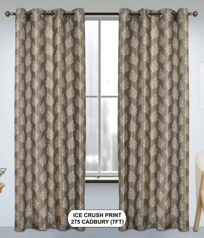 Ice Crush Print Cadbury Light Window Curtains