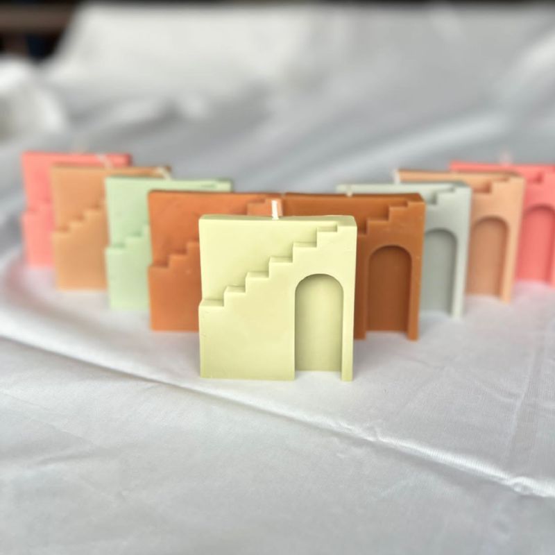 Staircase Shaped Candle