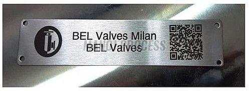 Metal Qr Code Name Plate