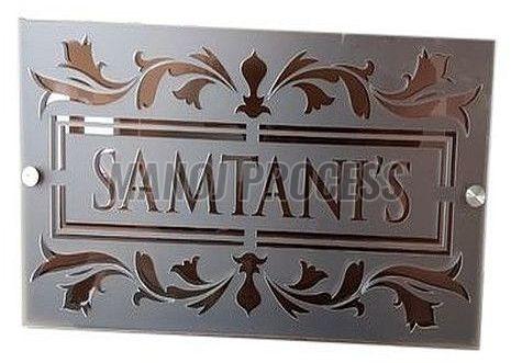 Stainless Steel Laser Cutting Name Plate