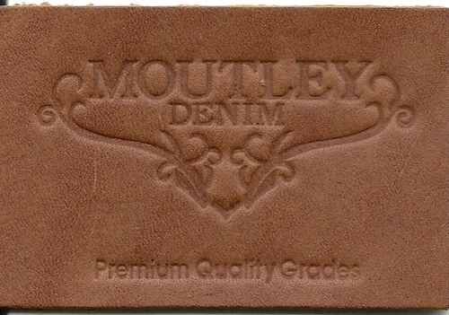 genuine leather label