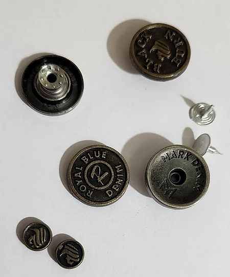 Stainless Steel Garment Button