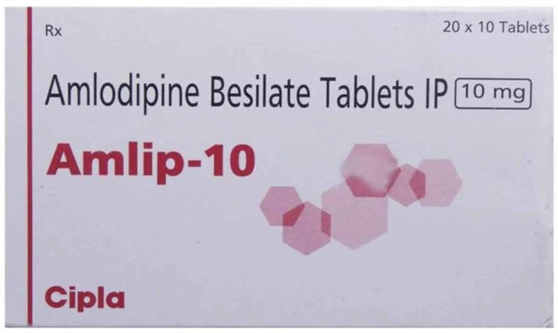 Amlip 10mg Amlodipine Tablet