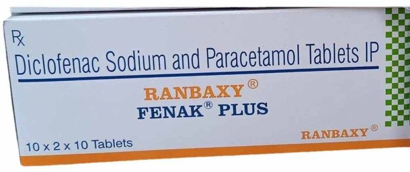 Fenak Plus Diclofenac Paracetamol Tablet