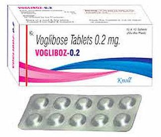 Vogliboz 0.2 Voglibose Tablet, Packaging Type : Box