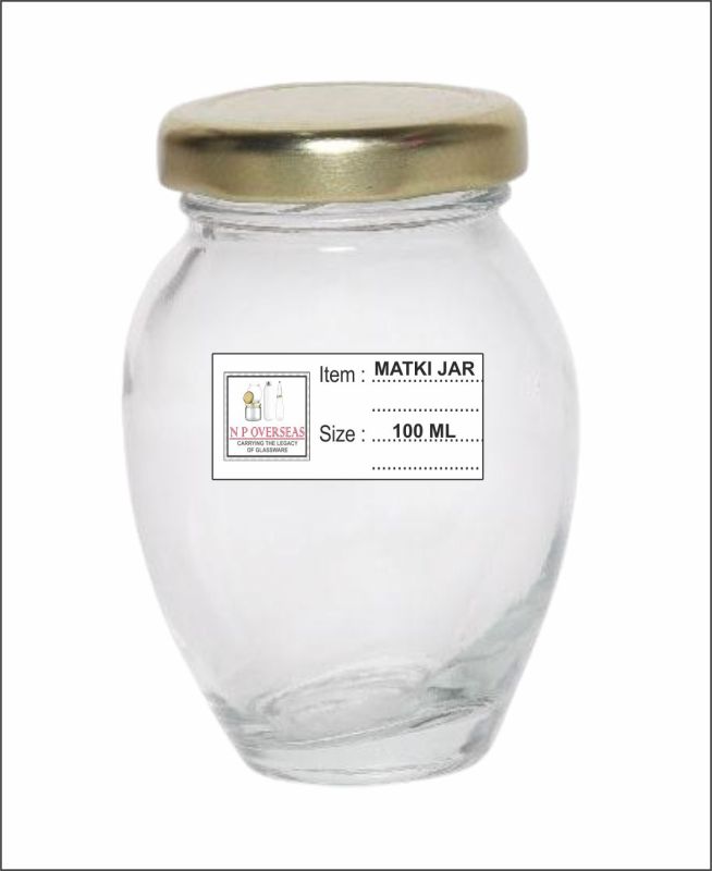 100 Ml Matki Glass Jar