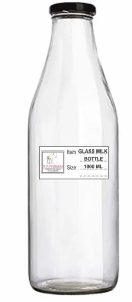 1000 Ml Glass Milk Bottle