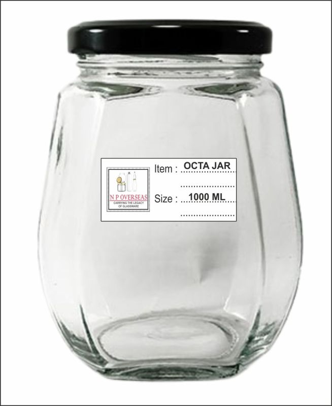 1000 Ml Octa Jar