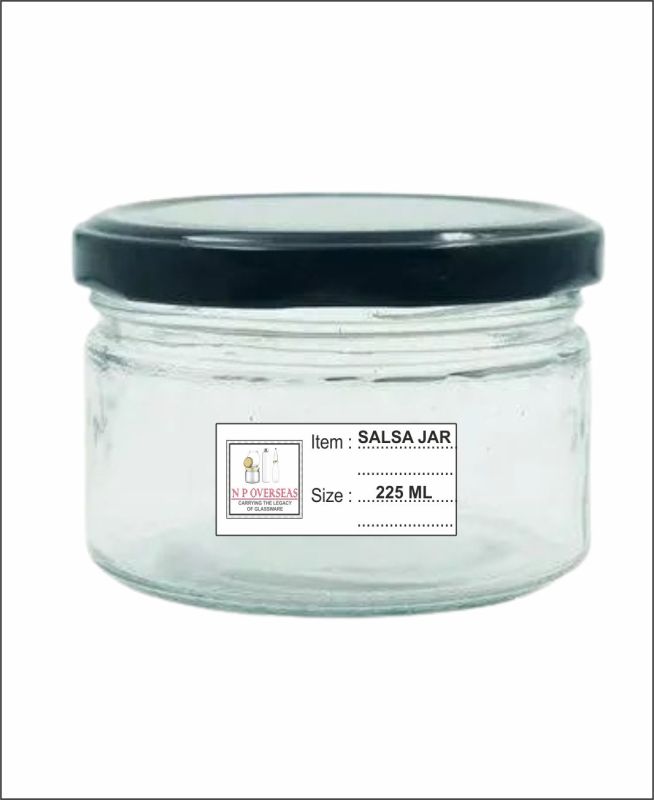225 Ml Glass Salsa Jar