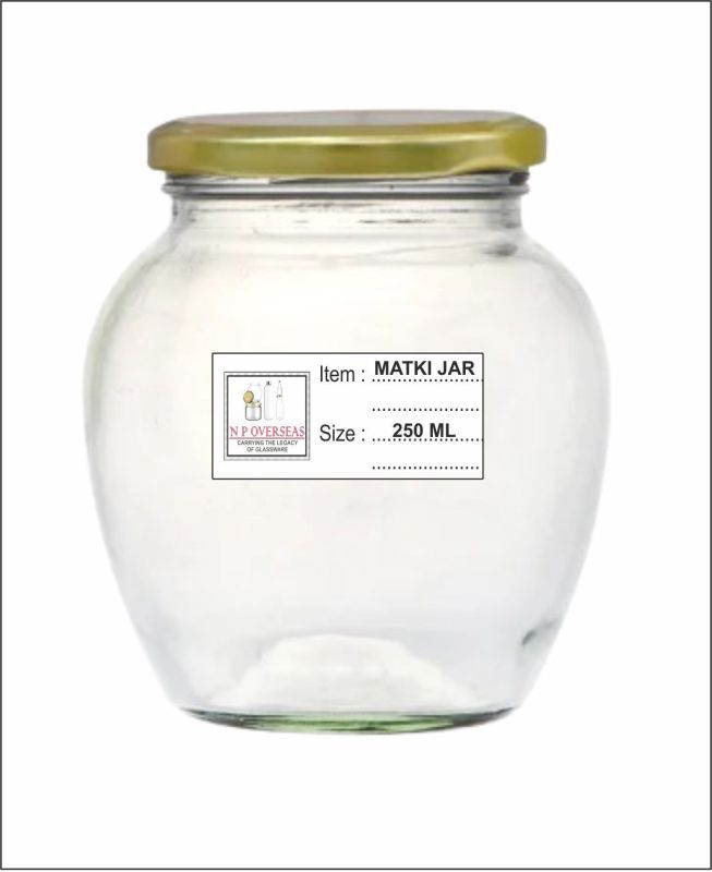 250 Ml Glass Matki Jar