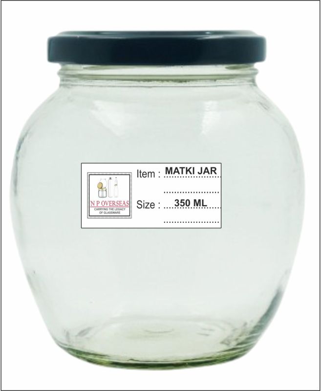 350 Ml Glass Matki Jar