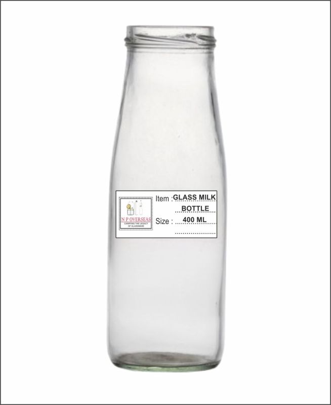 400 Ml Glass Milk Bottle