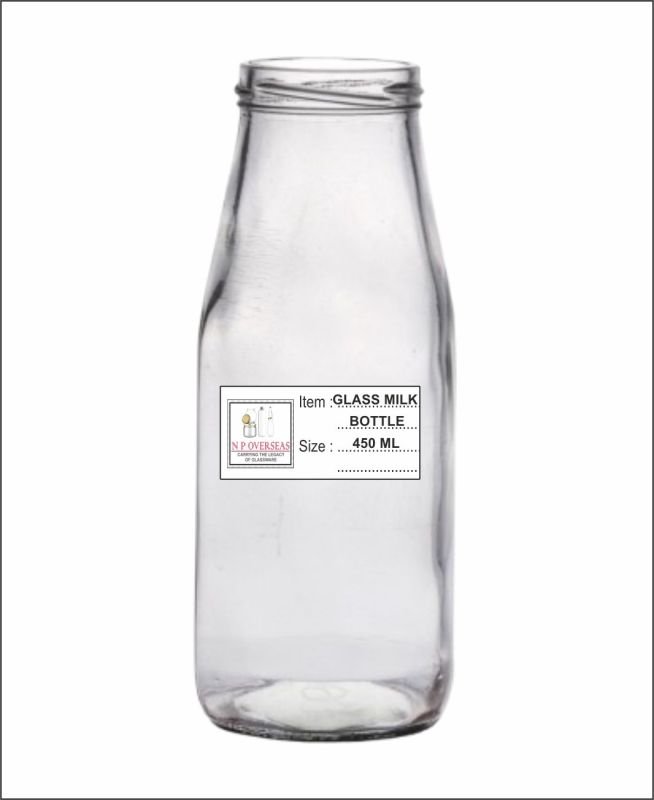 450 Ml Glass Milk Bottle