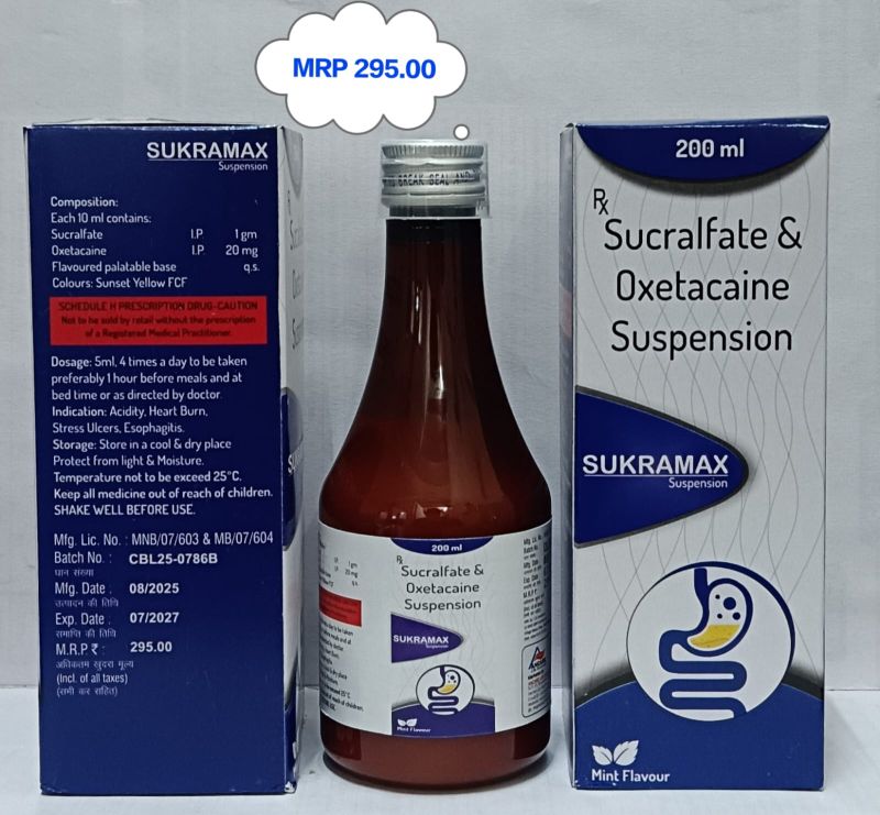 Sucralfate Oxetacaine Suspension