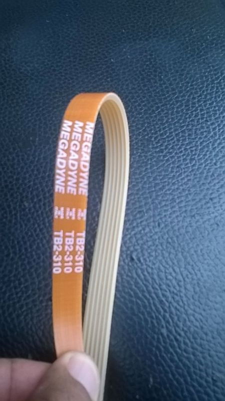 TB2-310 Megadyn Megarib Polyurethane Poly V-Belt 310mm/12.2 Inch Length