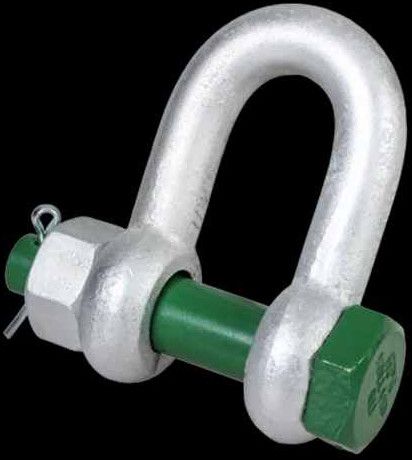 Alloy Steel D Shackle, Color : Silver