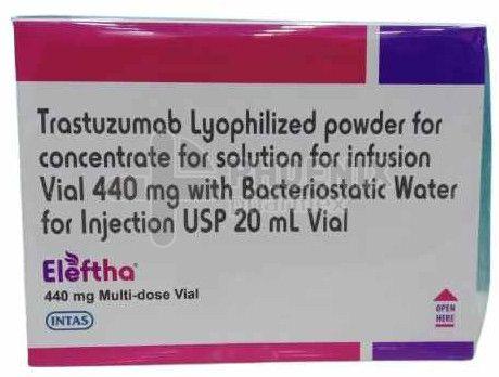 Eleftha 440mg Trastuzumab Injection for Anticancer Medicine