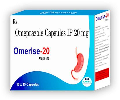 Omeprazole Capsules Omerise 20 10x15