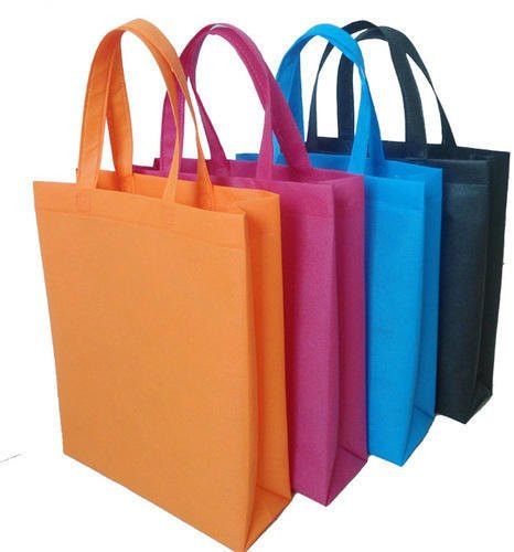 Plain Non Woven Loop Handle Bag, Shape : Rectangular