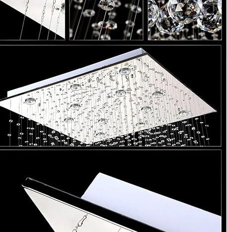 6 Light Magna Raindrop Crystal Chandelier Modern