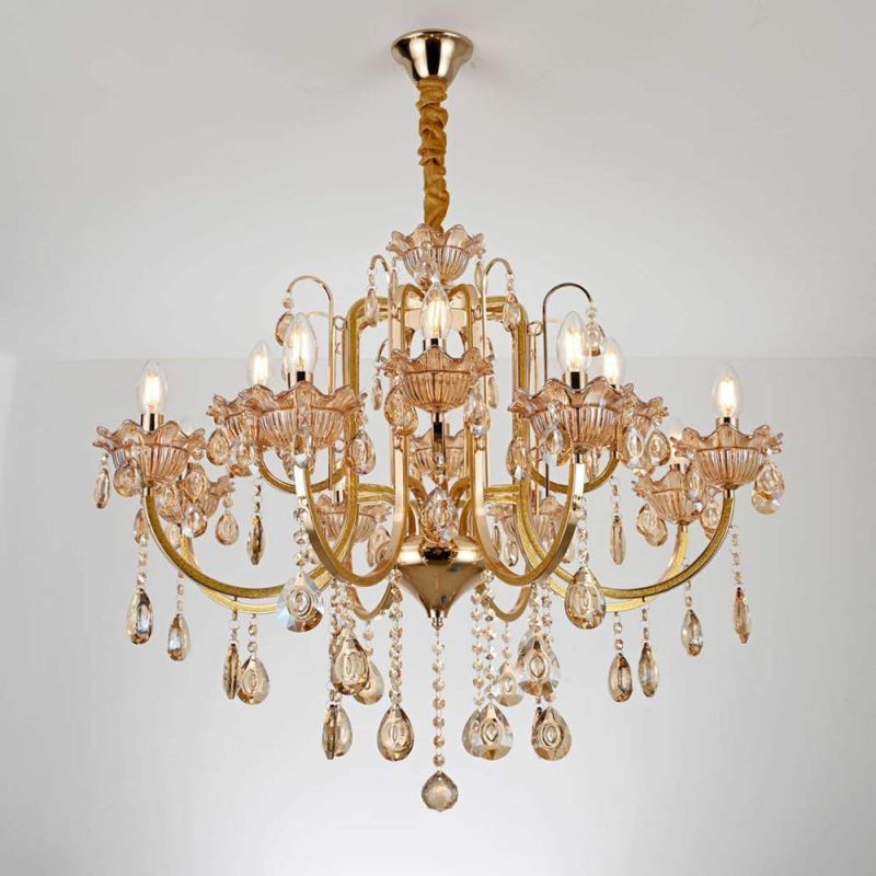 Antique Acrylic Style Chandelier