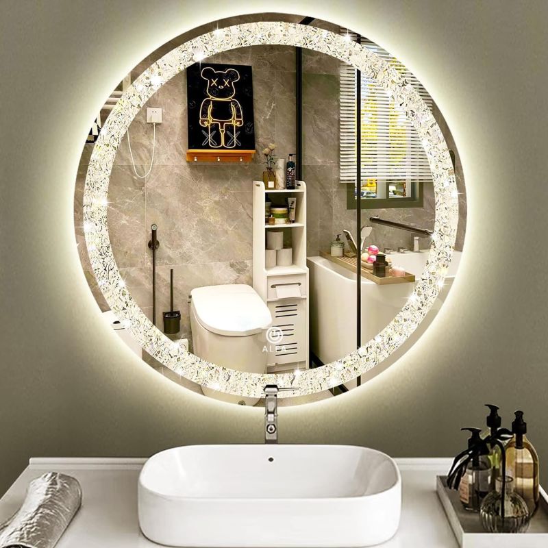 Round Shape LED Glass Mirror