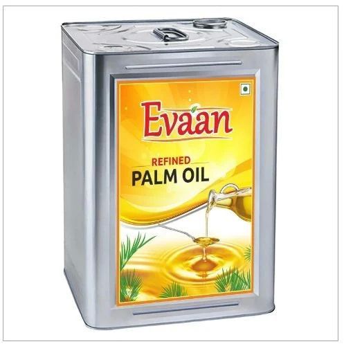 Refined Palm Oil, Brand Name : Evaan, Packaging Size : 15 Ltr.