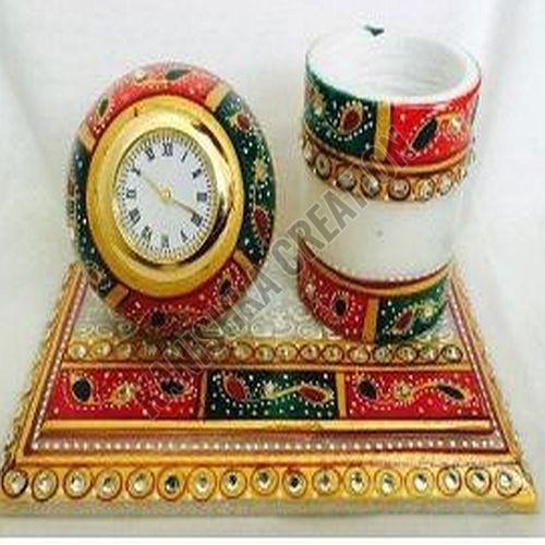 Handcrafted Marble Pen Stand