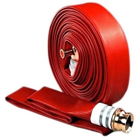 PVC Fire Hose Pipe 2 Inches, Length : 50 Feet for Firefighting