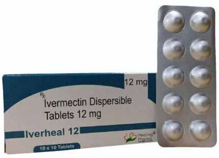 Iverheal 12 Ivermectin Tablet, Packaging Type : Box