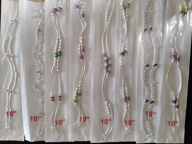 Antique Oxidized Silver Chain Anklet