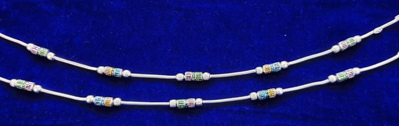 Designer Oxidized Silver Payal Anklet