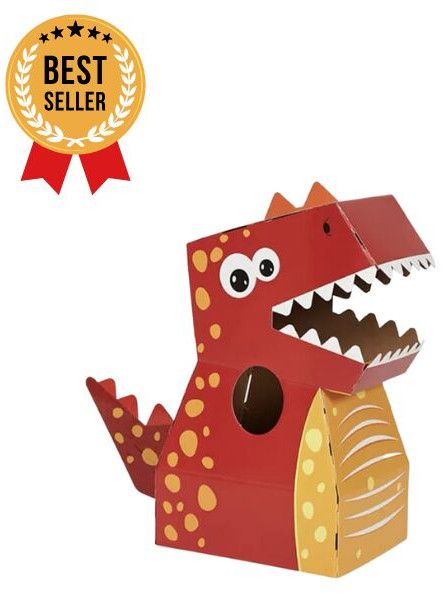 Diy Dino Cardboard Costume for Kids