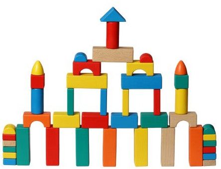 Wooden Building Blocks for Kids