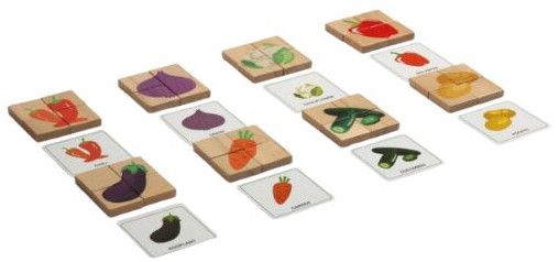 Wooden Vegetables Puzzles