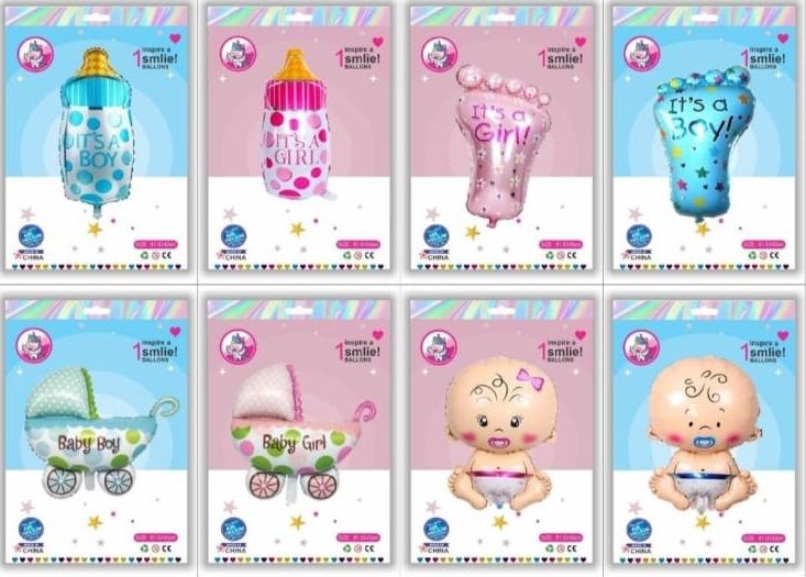 Multicolor Baby Shower Foil Balloon