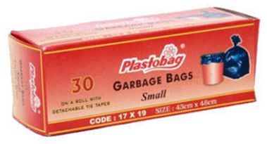 Plastic Plastobag Disposable Garbage Bag, Color : Black Standard