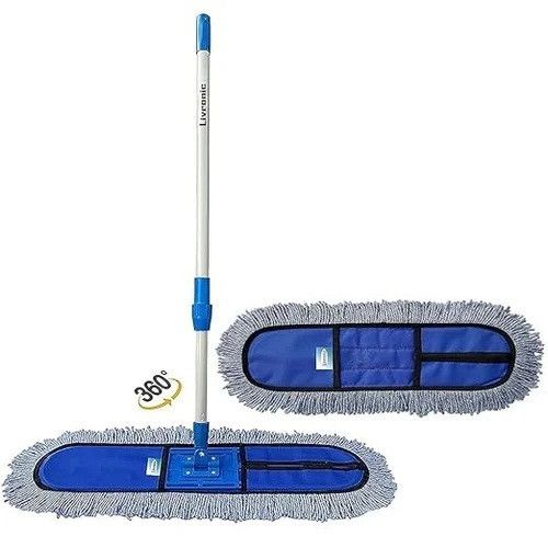 Microfiber Wet Dry Mop, Color : Blue Standard