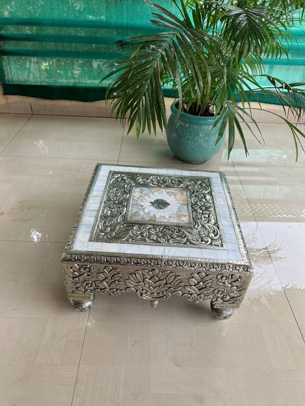 Antique German Silver Chowki