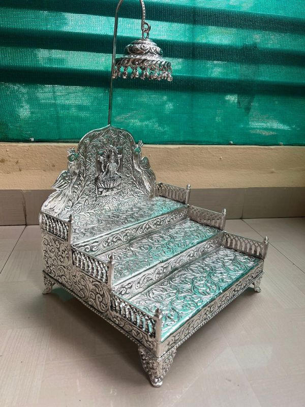 Antique German Silver Singhasan