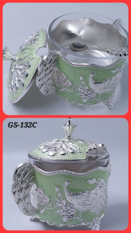 Antique German Silver Enamel Box